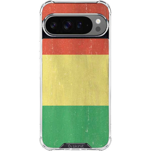 Bolivia Flag Distressed Google Pixel 10 Pro Clear Case